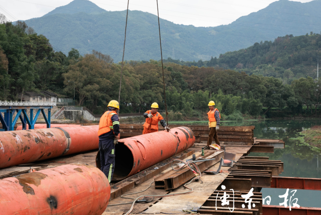 福安橫跨穆陽溪聯虹大橋加緊建設